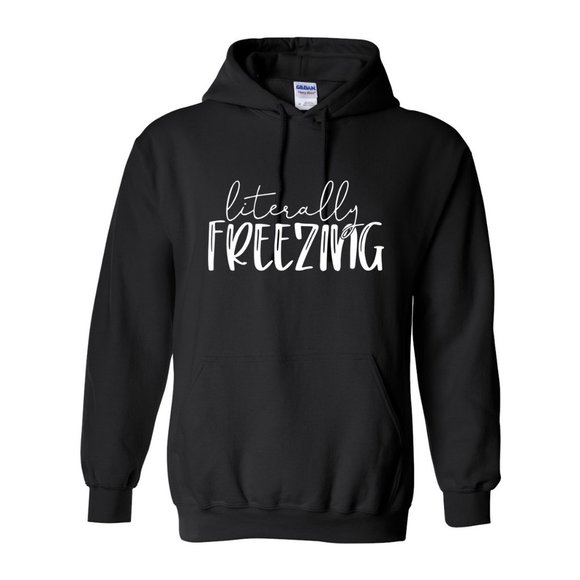 Literally FREEZING Hoodie - Picture 2 of 6
